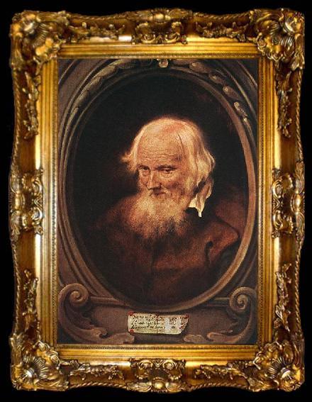 framed  Jan lievens Portrait of Petrus Egidius de Morrion, ta009-2
